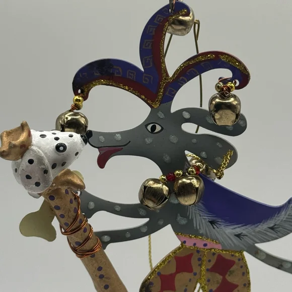Jester Dog Fanciful Flight ornament by Karen Rossi for Silvestri - Picture 5 of 6
